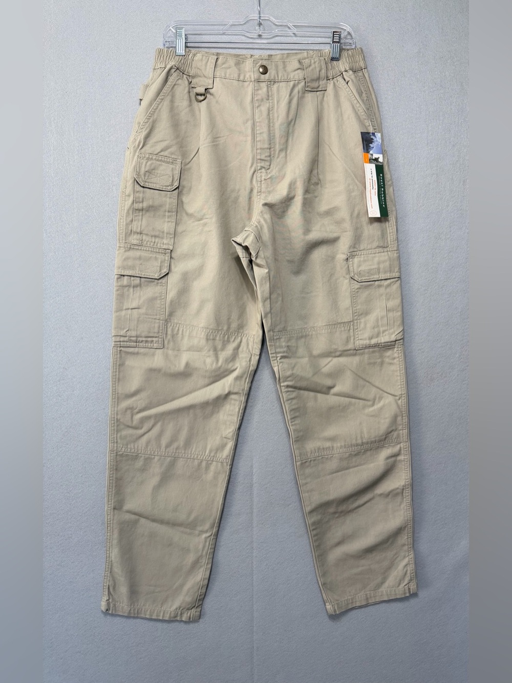 Royal Robbins Hiking Cargo Pants s12 Women’s Khaki Outdoor Elastic Waistband